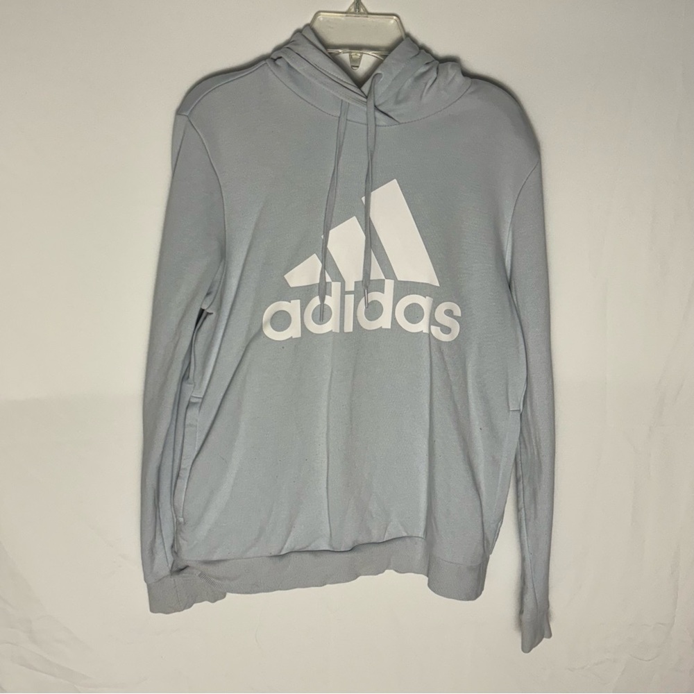 Blue adidas hoodie